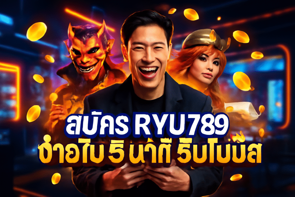 สมัคร RYU789 ง่ายใน 5 นาที รับโบนัส