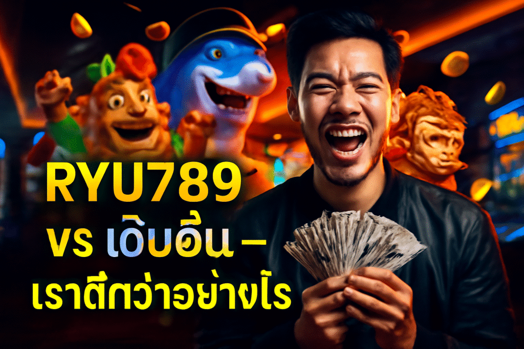 RYU789 vs เว็บอื่น — เราดีกว่าอย่างไร