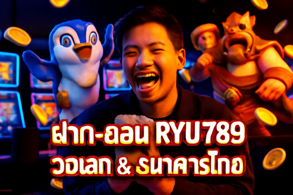 ฝาก‑ถอน RYU789 วอเลท & ธนาคารไทย