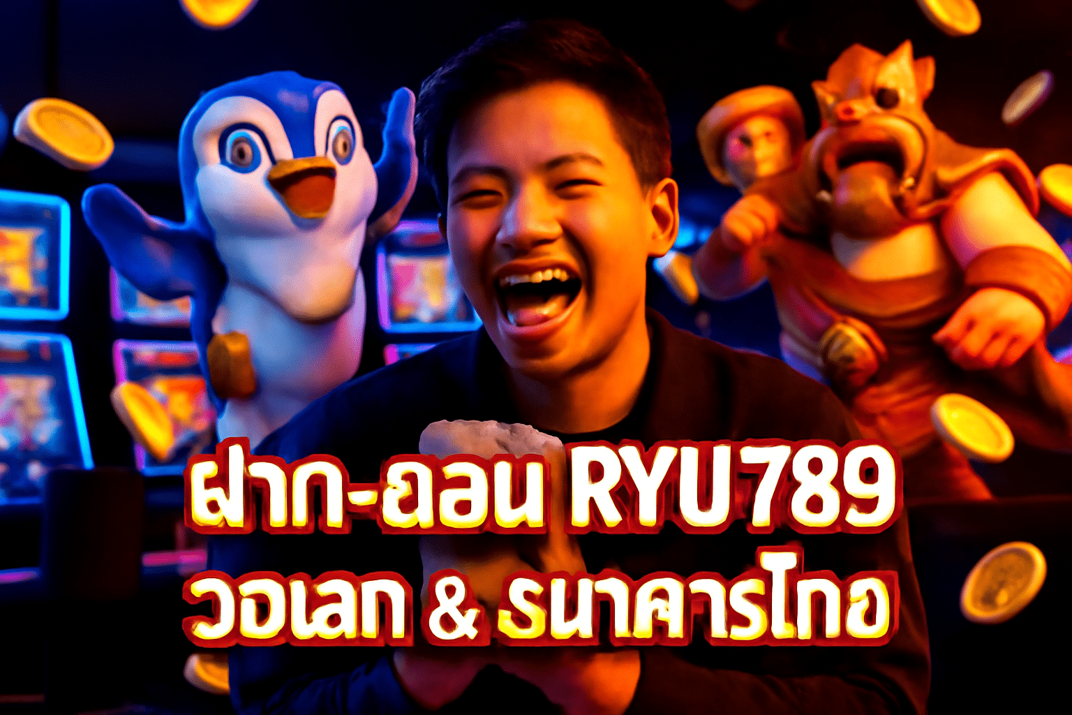 ฝาก‑ถอน RYU789 วอเลท & ธนาคารไทย