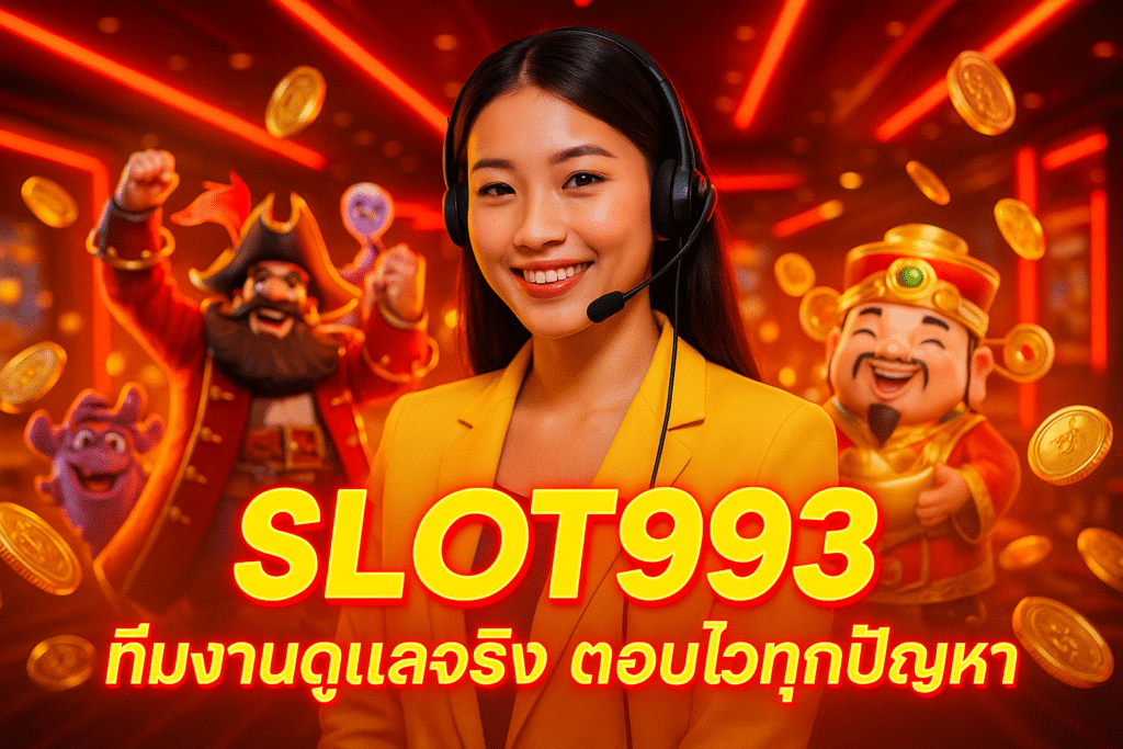 SLOT993 ทีมงานดูแลจริง ตอบไวทุกปัญหา