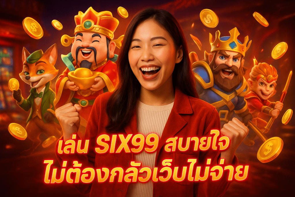 เล่น SIX99 สบายใจ ไม่ต้องกลัวเว็บไม่จ่าย