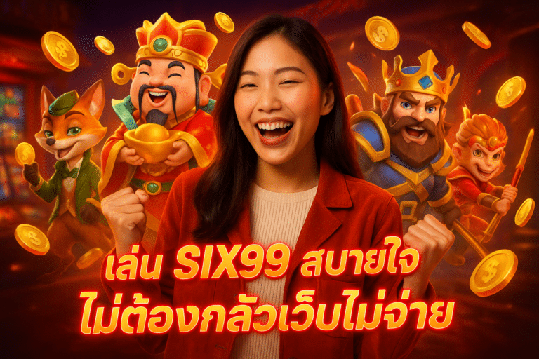 เล่น SIX99 สบายใจ ไม่ต้องกลัวเว็บไม่จ่าย